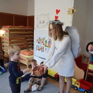 Návštěva čerta, Mikuláše a anděla